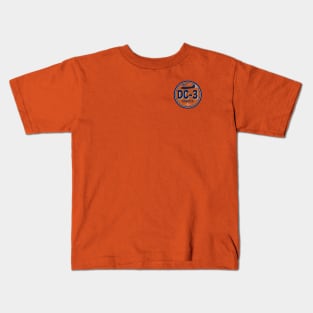 DC-3 Dakota (Small logo) Kids T-Shirt